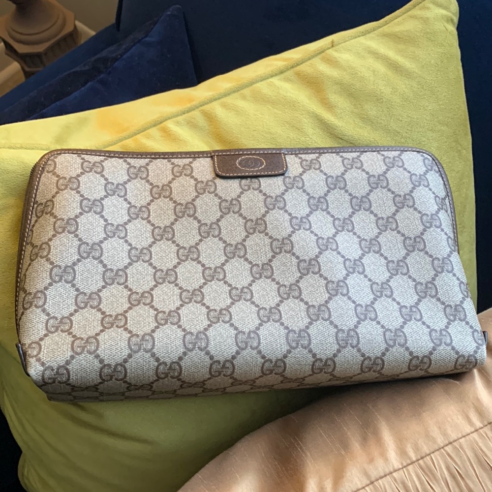 Vintage Gucci Cosmetic Bag